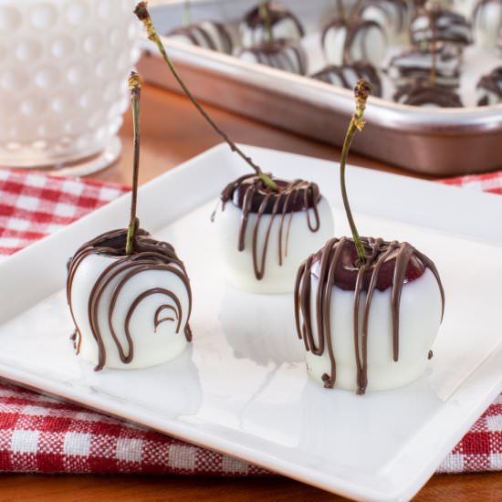 Chocolate Covered Cherries - Recipe photo by For the Love of Cooking