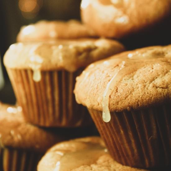 Spiced Pear Muffins - Recipe photo by DailyAppetite
