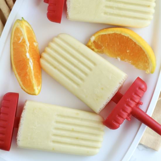 Healthy Orange Creamsicle Popsicles - Recipe photo by milehighmitts