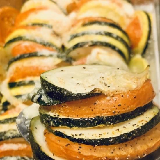 Squash & Tomato Bake - Recipe photo by Tamara J.