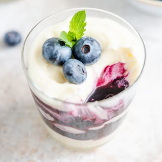 Blueberry Cheesecake Parfaits - Recipe photo by bellyfull