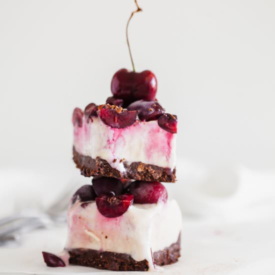 Cherry Ice Cream Bars - Recipe photo by poshlittledesigns
