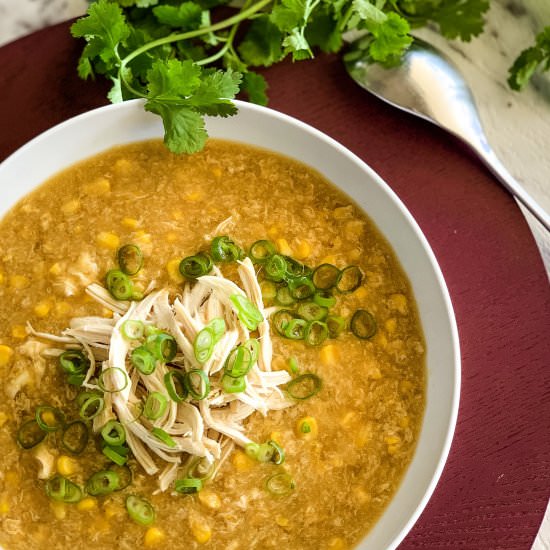 Quick Chicken and Corn Soup - Recipe photo by annabels kitchen