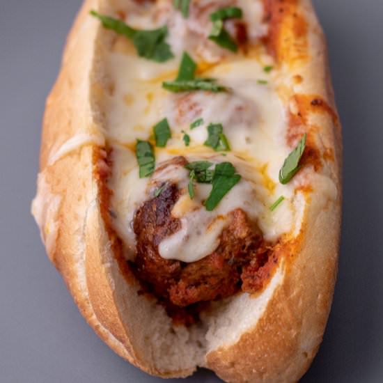 Italian Meatball Sub - Recipe photo by smackofflavor