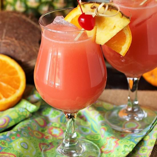 Caribbean Rum Punch - Recipe photo by thekitchenismyplayground