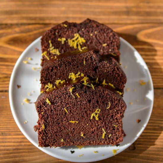 Vegan chocolate cake - Recipe photo by lipodve