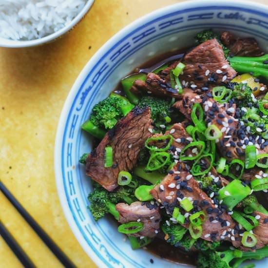 Leftover Steak and Broccoli - Recipe photo by mybfisgf