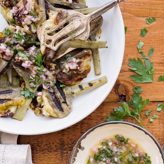 Grilled Artichoke Hearts - Recipe photo by whoneedssalad