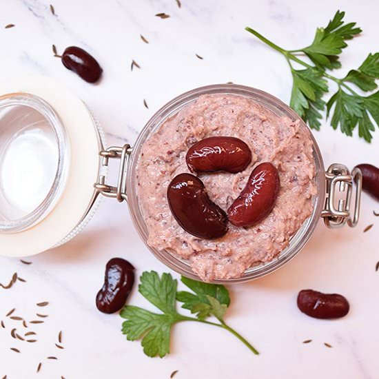 Red Beans Hummus - Recipe photo by ADkitchen