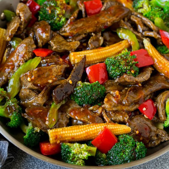 Hunan Beef - Recipe photo by dinneratthezoo