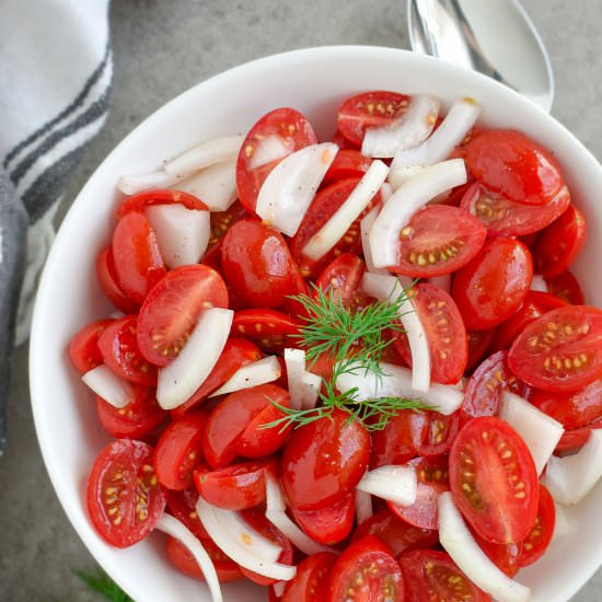 Quick Tomato Salad - Recipe photo by olgainthekitchen