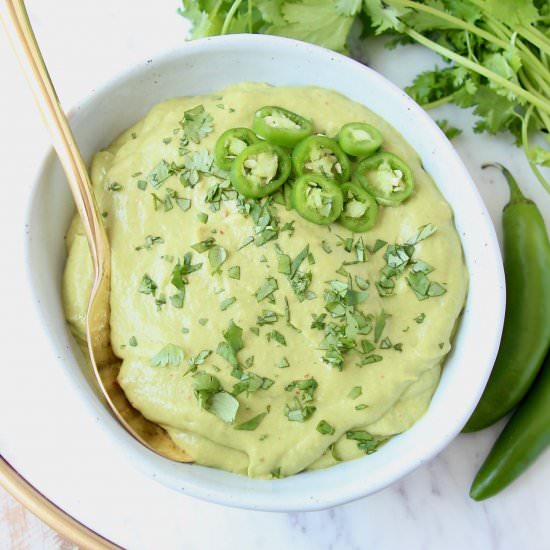 Creamy Avocado Salsa - Recipe photo by Whitney Bond