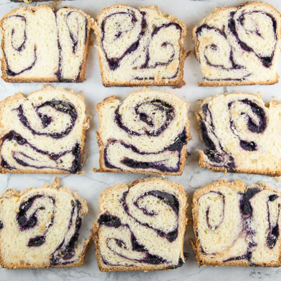 Blueberry Babka - Recipe photo by bunsenburnerbakery
