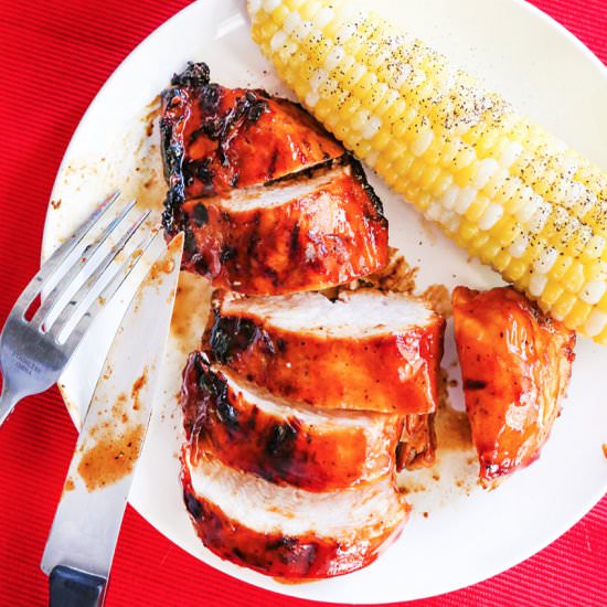 Best Grilled BBQ Chicken Recipe - Recipe photo by pipandebby