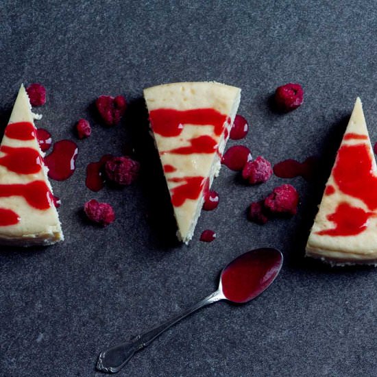 White Chocolate Cheesecake - Recipe photo by kitchen335co