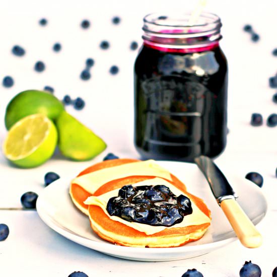 Blueberry & Lime Jam - Recipe photo by Fab Food 4 All