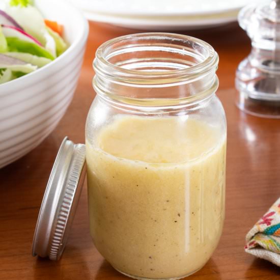 Parmesan Vinaigrette - Recipe photo by For the Love of Cooking