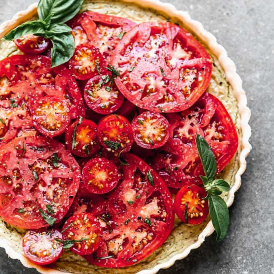 Tomato Tart - Recipe photo by cookingforkeeps