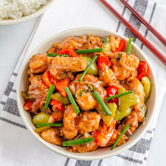 Chinese Sweet and Sour Chicken - Recipe photo by Priyanka DK