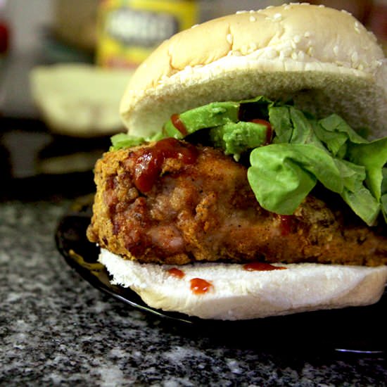 Spicy Crispy Chicken Sandwich - Recipe photo by cucinabella