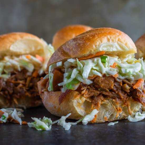 Vegan Jackfruit BBQ Sandwich - Recipe photo by thehangrychickpea