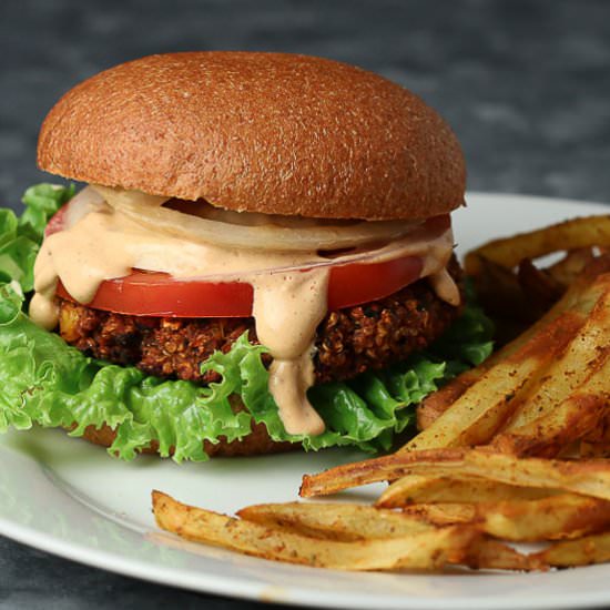 Black Bean Burgers - Recipe photo by aplantifulpath