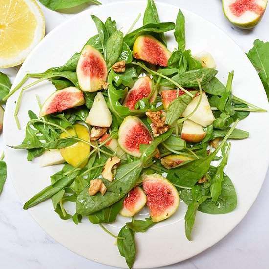 Spinach Figs Refreshing Salad - Recipe photo by ADkitchen