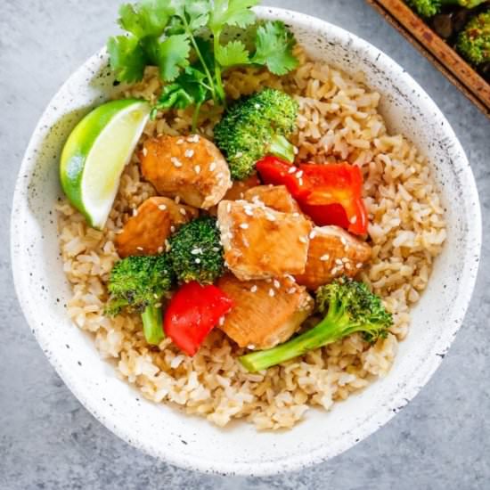 Sheet Pan Asian Chicken - Recipe photo by mealpreponfleek