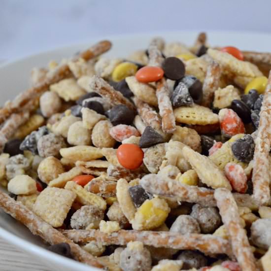 Peanut Butter Muddy Buddies - Recipe photo by thisdelicioushouse