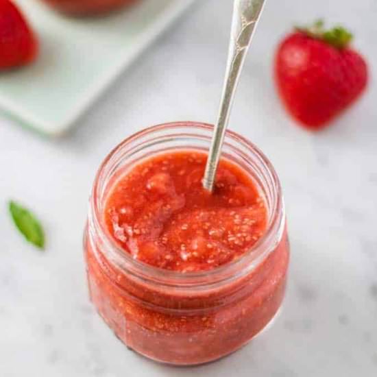 Strawberry Chia Jam - Recipe photo by SunkissedKitch