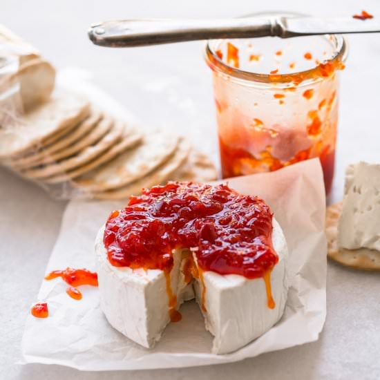 Red Pepper Jam - Recipe photo by theviewfromgreatisland
