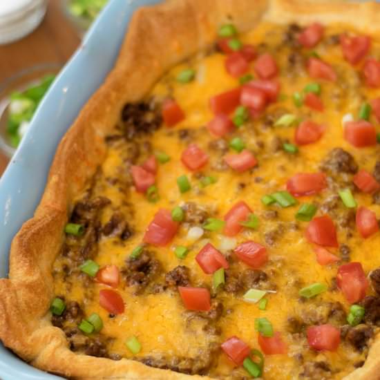 Quick & Easy Taco Pie Recipe - Recipe photo by The Kitchen Wife