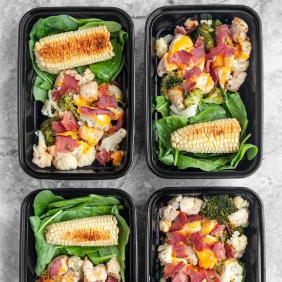 Chicken Bacon Ranch Foil Packets - Recipe photo by mealpreponfleek