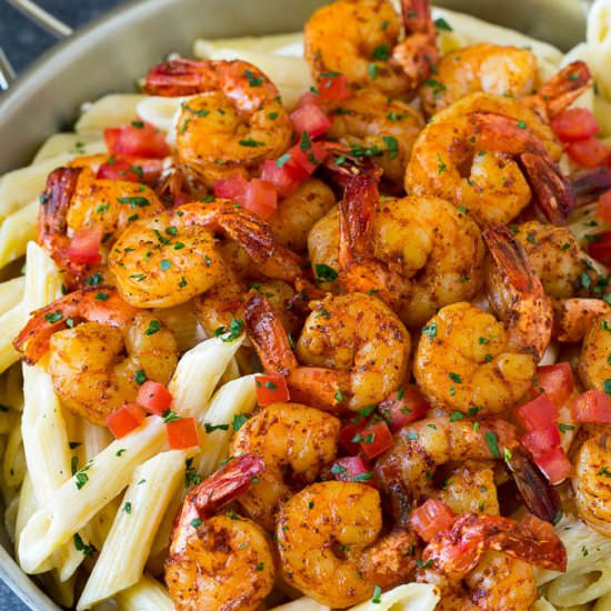 Cajun Shrimp Pasta - Recipe photo by dinneratthezoo