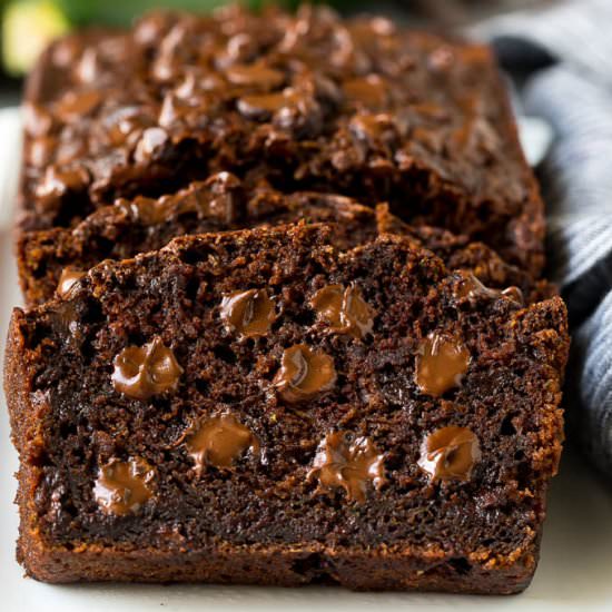 Chocolate Zucchini Bread - Recipe photo by dinneratthezoo