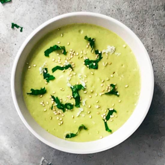 GREEN ASPARAGUS CREAM - Recipe photo by deliciousspanishfood