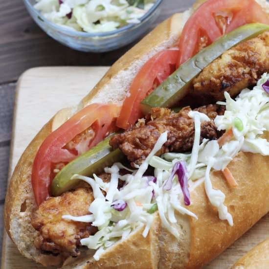 Cajun Fried Chicken Po'Boys - Recipe photo by Ereese