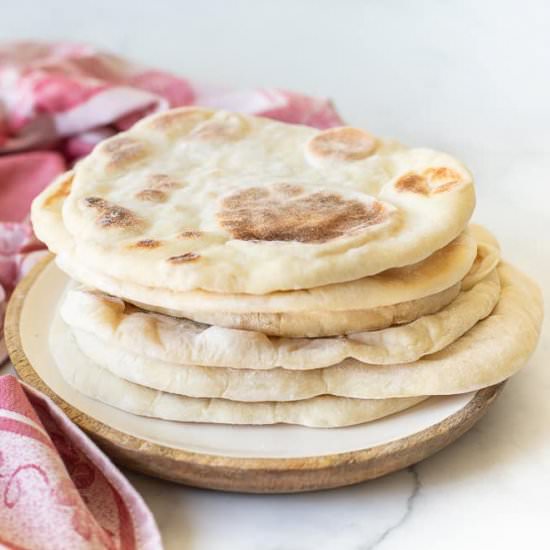 Easy Flatbread Recipe - Recipe photo by AVirtualVegan
