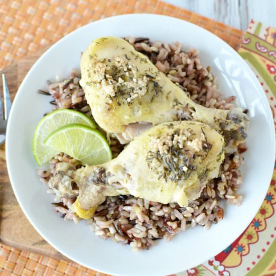 Slow Cooker Garlic Lime Chicken - Recipe photo by therebelchick