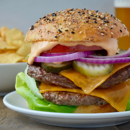 Easy Homemade Burger Buns - Recipe photo by justataste