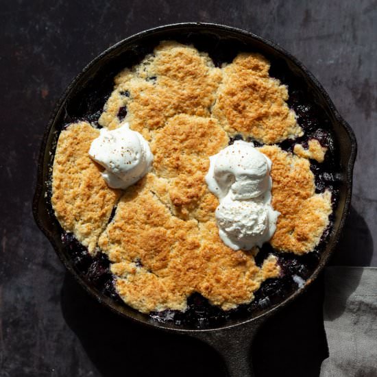 Vegan Blueberry Cobbler - Recipe photo by richa
