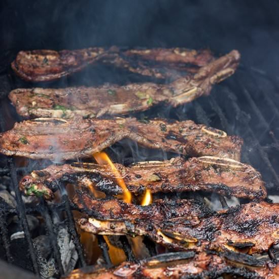 Grilled Beef Flanken Ribs - Recipe photo by spicedblog