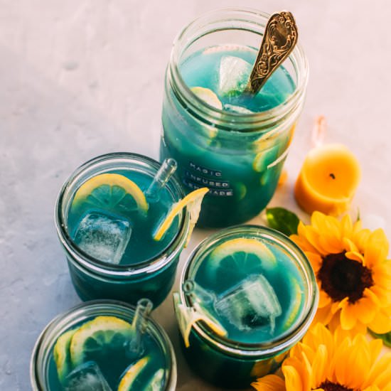 Blue Majik CBD Ginger Lemonade - Recipe photo by mytinylagunakitchen