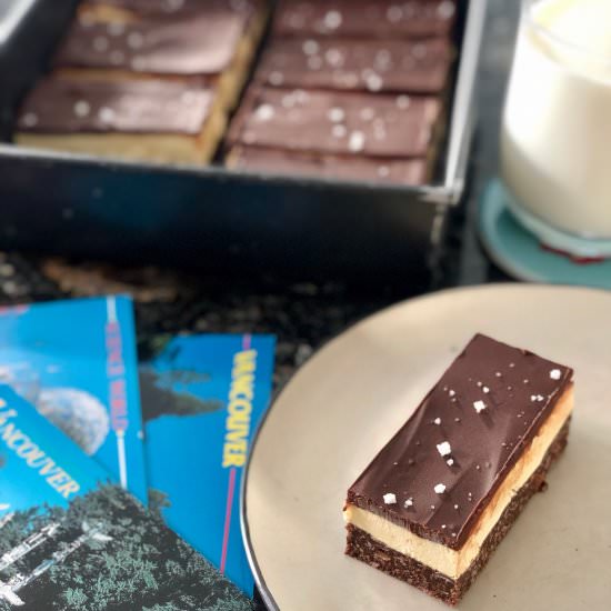 Nanaimo Bars - Recipe photo by The Royally Baked