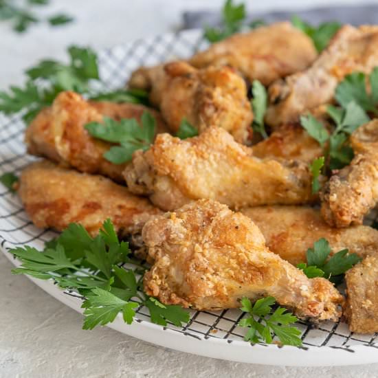 Air Fryer Chicken Wings - Recipe photo by HealthStartsintheKitchen