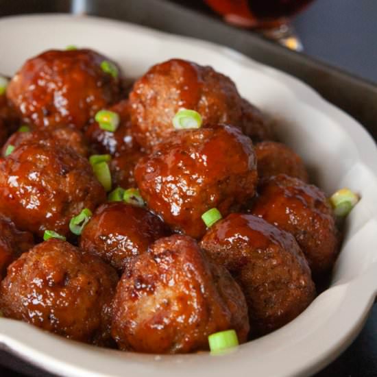 Bourbon Meatballs - Recipe photo by DailyAppetite