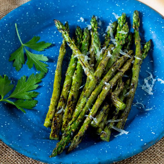 Grilled Asparagus - Recipe photo by BinkysCulinaryCarnival