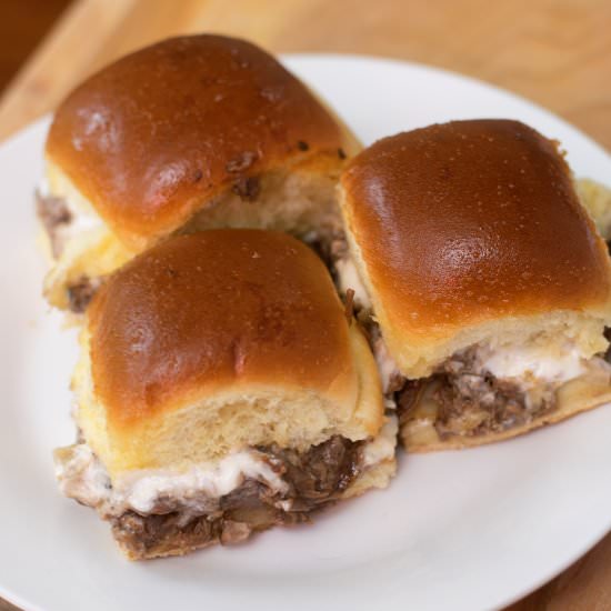 Roast Beef Sliders Recipe - Recipe photo by The Kitchen Wife