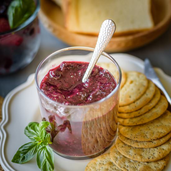Instant Pot Mixed Berry Jam - Recipe photo by Herbivore Cucina