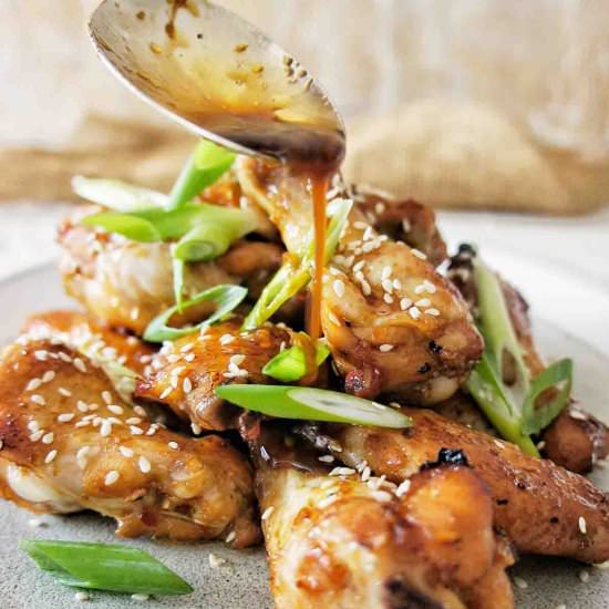Honey Soy Chicken Wings - Recipe photo by SweetCaramelSunday